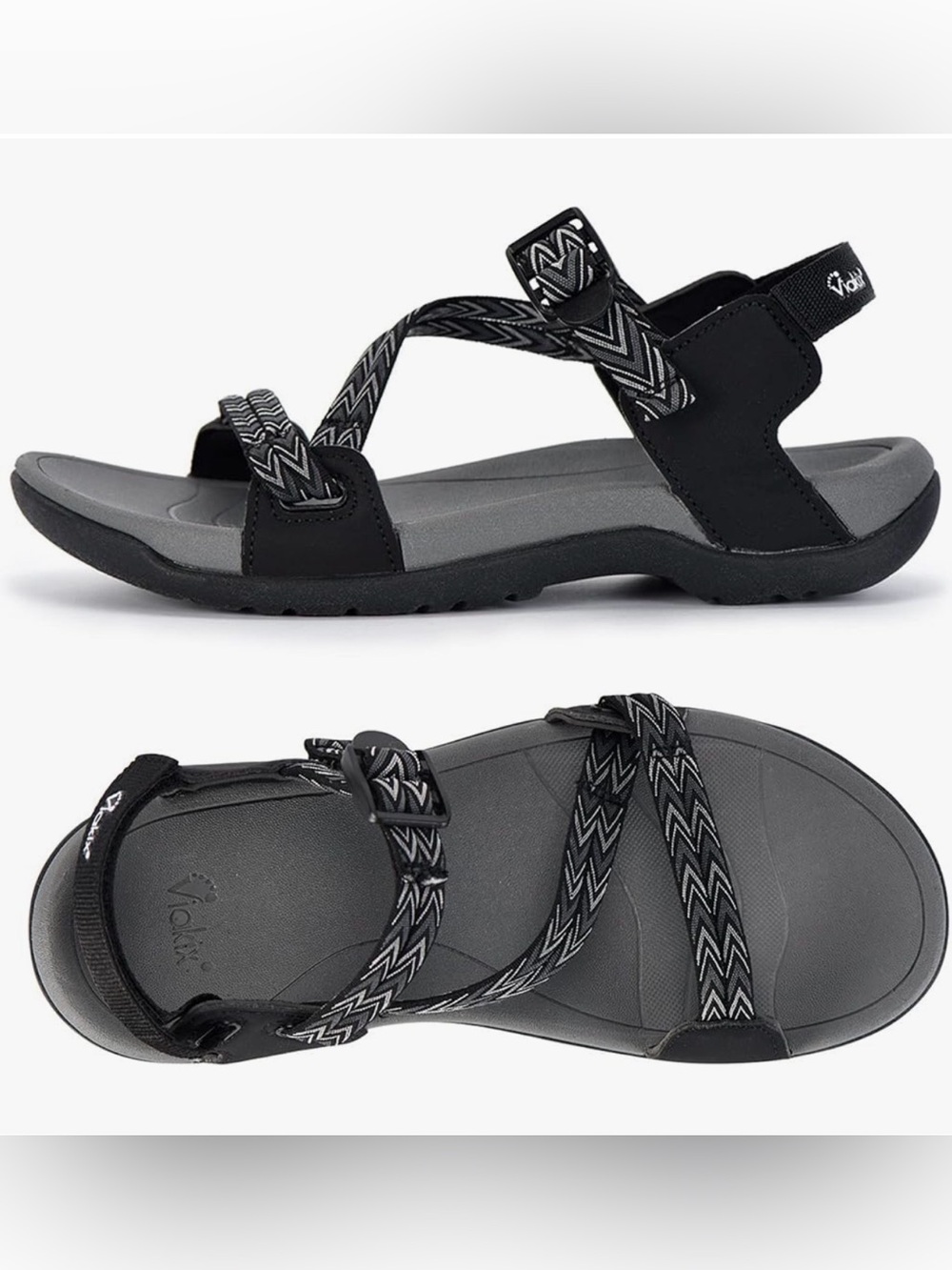 Viakix Sloane Women's Walking Sandals Size 9 Strappy Sport Comfort Water